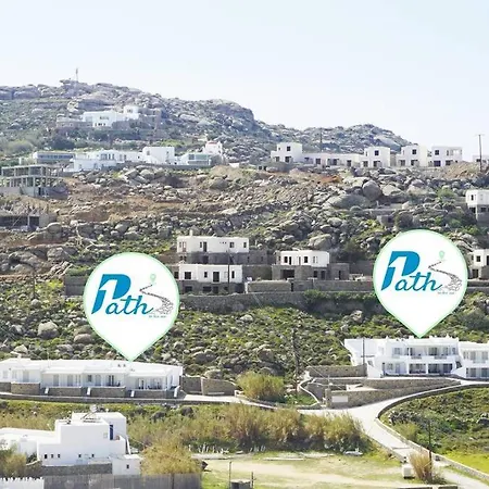 別荘 1path Wave Mykonos Super Paradise House